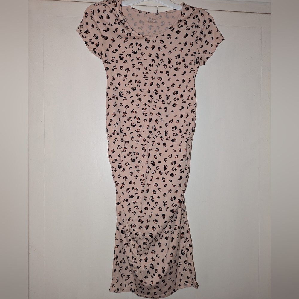 Xs Leopard Maternity Dress